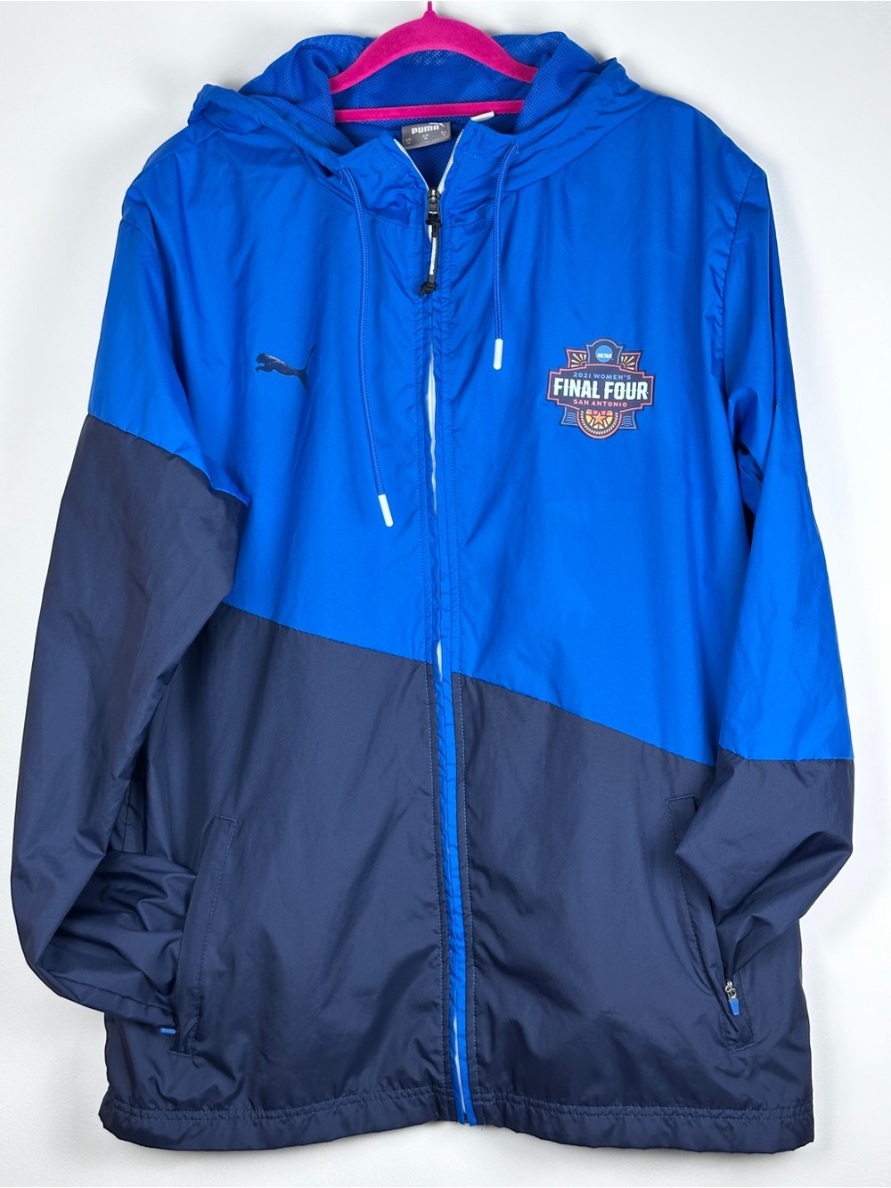 PUMA 2021 NCAA Women’s Final Four San Antonio Windbreaker Jacket Blue M